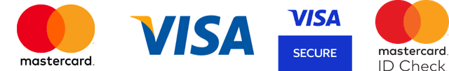 Payment methods - Mastercard, Visa, Visa Secure, and Mastercard ID Check